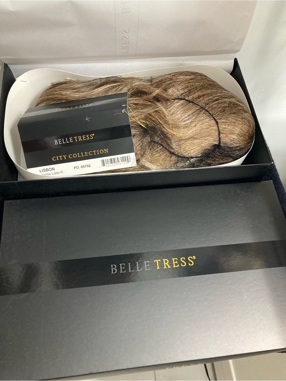 Belle Tress Lisbon in macadamia Latte -R monofilament part brand new in box - Picture 10 of 15